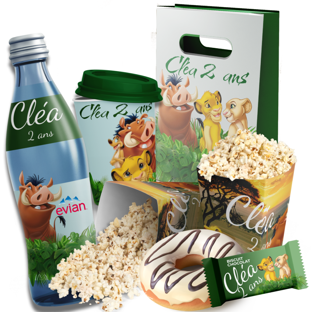 Kit créatif personnalisé Roi lion Cléa 2 ans
